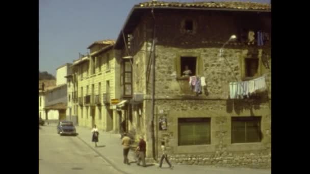 Spagna Maggio 1975 Street View Negli Anni — Video Stock