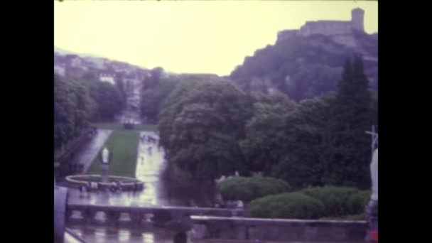 Bilbao Španělsko Červen 1974 Madonna Pouť Letech — Stock video