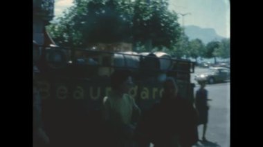 Tonale, İtalya Haziran 1965: Tonale Köyü manzarası 60 'larda