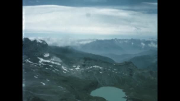 Dolomites Italy May 1959 Dolomites Landscape Scene 50S — Vídeos de Stock