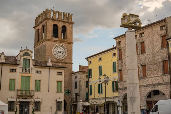 Lendinara Itália Abril 2022 Vista Cidade Histórica Lendinara — Fotografia de Stock