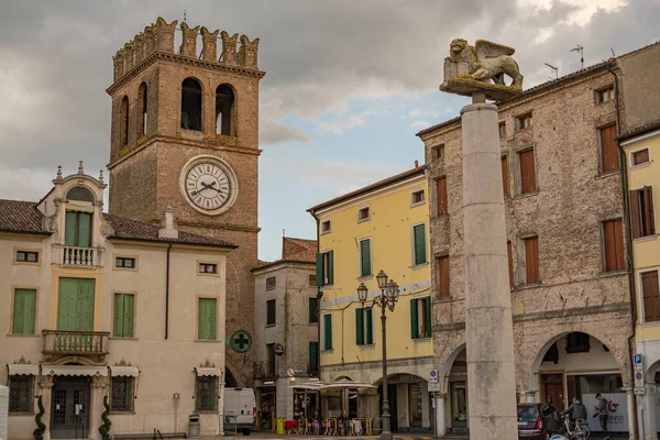 Lendinara Italy Квітня 2022 Вид Історичне Місто Лендінара — стокове фото