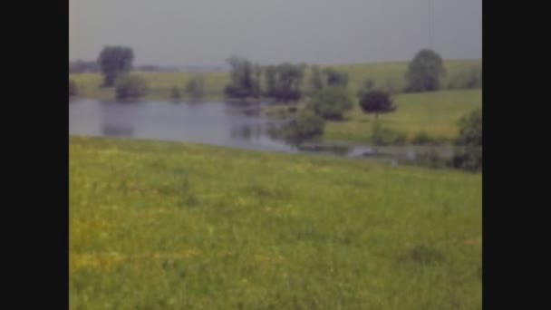 Lexington Verenigde Staten Mei 1950 Kentucky Uitzicht Het Natuurlijke Landschap — Stockvideo