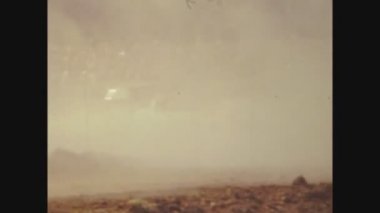 PARIS, FRANCE MAYIS 1975: 70 'lerdeki Toprak Ralli araba yarışı