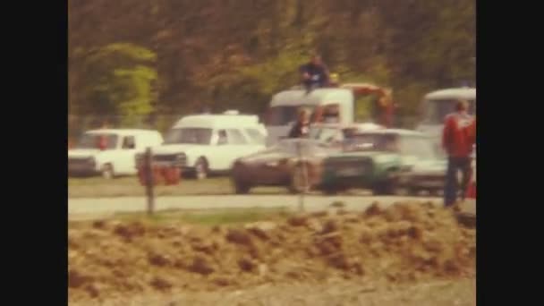 Parijs Frankrijk Mei 1975 Dirt Rally Autorace Jaren — Stockvideo