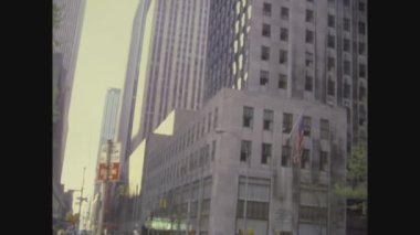 NEW YORK, ABD CIRCA 1975: 70 'lerde Rockfeller Center View