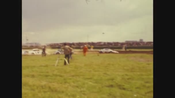 Paris France Mayis 1975 Lerdeki Toprak Ralli Araba Yarışı — Stok video