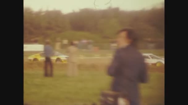 Paris France May 1975 Dirt Rally Car Race — Vídeo de Stock