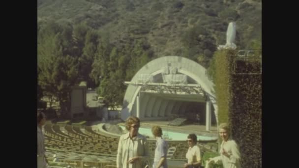 Los Angeles Usa Circa 1975 Hollywood Bowl 70S — 비디오