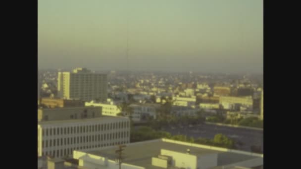 New York Usa Circa 1975 New York Luchtfoto Midden Jaren — Stockvideo