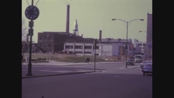 Nowy Rok 1975 Nowy Jork Widok Ulic Połowie Lat Tych — Wideo stockowe