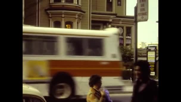 San Francisco Usa Maj 1979 San Francisco Gatuvy Talet — Stockvideo