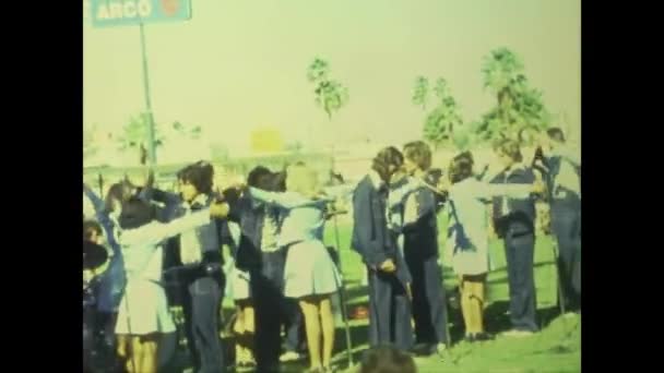 Yuma United States May 1975 Festival People Outdoor Party Yuma — Stok video
