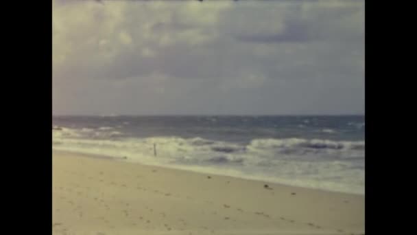 Miami United States May 1955 Florida Beach 50S — Vídeo de stock