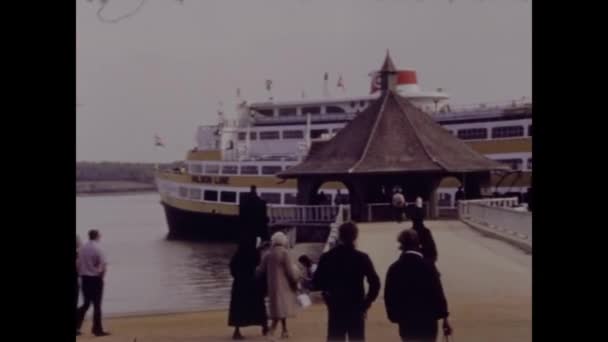 Washington United States May 1970 Beginning Ferry Trip 70S — Vídeo de Stock
