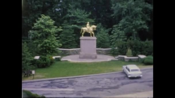 华盛顿 1969年 60年代的国会山场景 — 图库视频影像