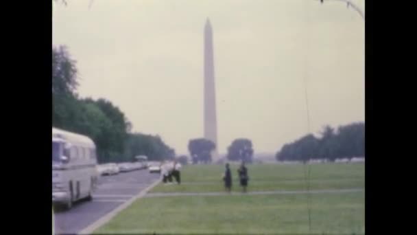 Washington United States May 1969 Capitol Hill Scene 60S — Stockvideo