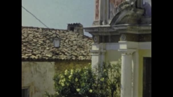 Seborga Italy June 1958 Seborga Village View 50S — Vídeos de Stock