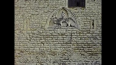 Paris, France june 1959: Ancient palace in france in 50s