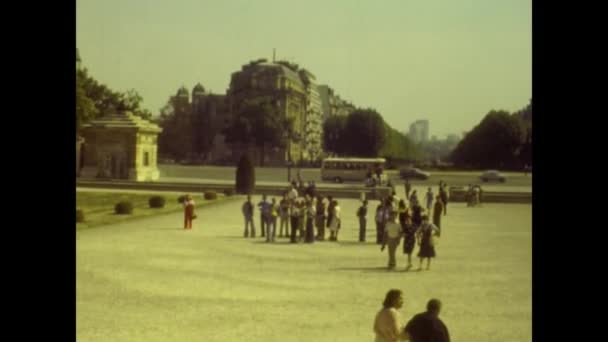 Párizs Franciaország 1976 Júliusa Hotel Des Invalides Párizsban Években — Stock videók