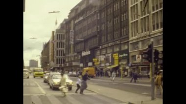 HAMBURG, GERÇEK 1979: 70 'lerde Hamburg şehir merkezi
