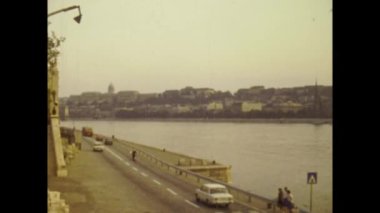 BUDAPEST, 15 AĞUSTOS 1978: 70 'lerde Budapeşte sokak manzarası