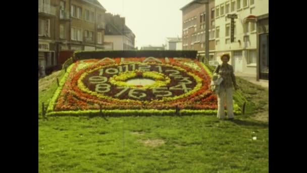 Calais Frankrijk September 1973 Mensen Veerboot Jaren — Stockvideo