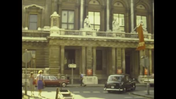London Rli Kingdom 1974 Eylümü Lerde Londra Sokak Manzarası — Stok video