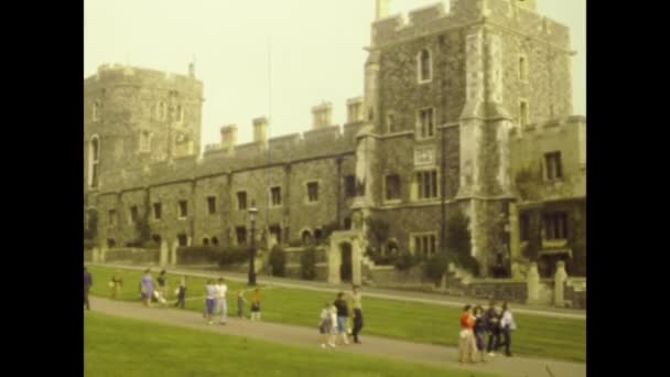 Λονδινο Ηνωμενο Βασιλειο Σεπτεμβριοσ 1979 Κάστρο Windsor Στο Λονδίνο — Αρχείο Βίντεο