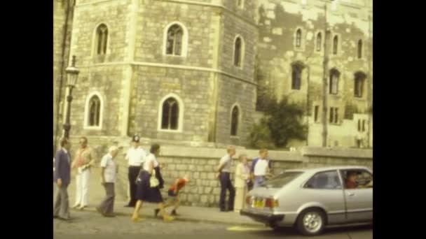 London Zjednoczone Królestwo Wrzesień 1974 Elton College Building Latach Tych — Wideo stockowe