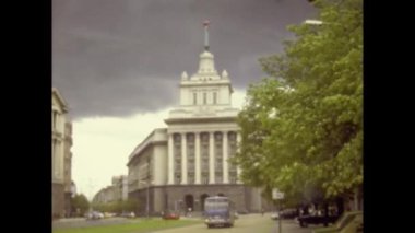 SOFYA, BULGARIA MAYIS 1981: 80 'lerde Sofya' daki eski komünist parti evi