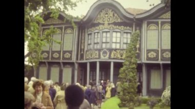 PLOVDIV, BULGARIA MAYIS 1976: Bulgaristan 1976, Bulgaristan 'da Filibe görüşü 70' lerde