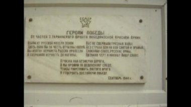 SHIPKA, BULGARIA MAYIS 1976: 70 'lerde Bulgaristan' da Şipka 'nın Sığınağı