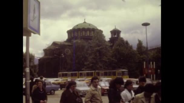 Sofia Bulharsko Květen 1981 Sofijské Muzeum Socialistického Umění Sofie Sofijské — Stock video
