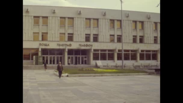 Plovdiv Bulgarien Maj 1976 Bulgarien 1976 Plovdiv Bulgarien Talet — Stockvideo