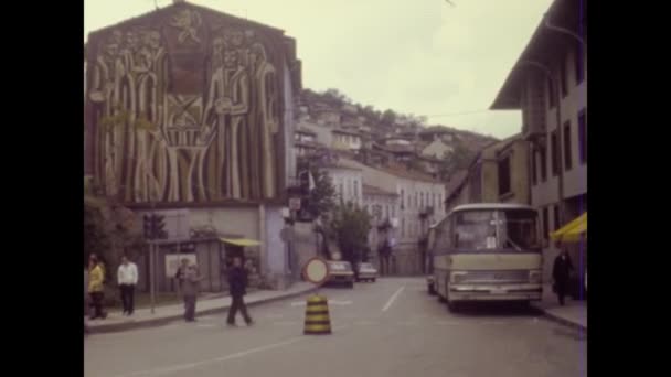 Pleven Bulgarien Mai 1975 Schöne Aussicht Bulgarien Den 70Er Jahren — Stockvideo