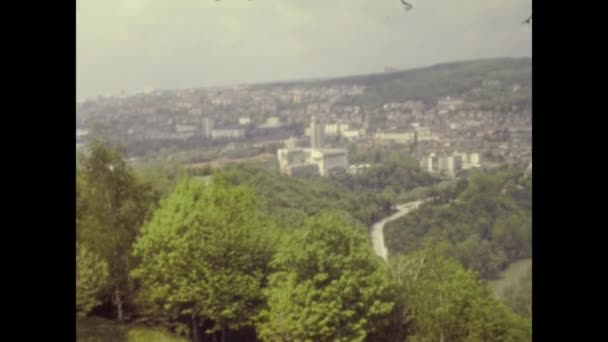 Bulgária 1975 Veliko Tarnovo Kilátás Bulgáriában Években — Stock videók