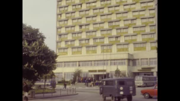 Pleven Bulgaria Mayis 1975 Lerde Bulgaristan Plevne Görüşü — Stok video