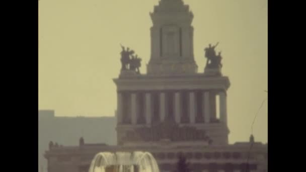 Moscow Rússia Outubro 1979 Parque Vdnh Moscou Nos Anos — Vídeo de Stock