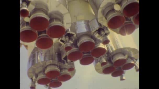Moskau Russland Oktober 1979 Weltraumpark Wostok Wdnkh Moskau — Stockvideo