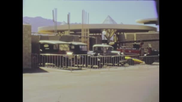 Los Angeles Usa Říjen 1972 Univerzální Interiér Městských Studií Letech — Stock video