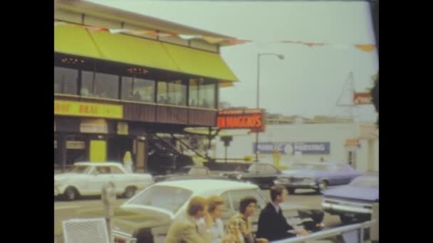サンフランシスコ アメリカ合衆国1972年10月 70年代のサンフランシスコ港の眺め — ストック動画