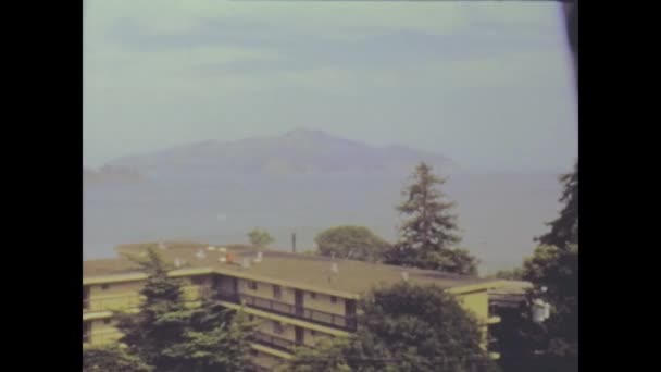 San Francisco Usa Octobre 1972 Vue Sur Baie San Francisco — Video