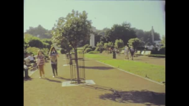 サンフランシスコ アメリカ合衆国1972年10月 70年代のサンフランシスコ ストリート ビュー — ストック動画
