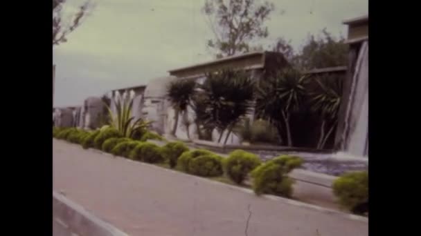 Mexico City Mexico Październik 1974 Meksyk Widok Ulicę Latach Tych — Wideo stockowe