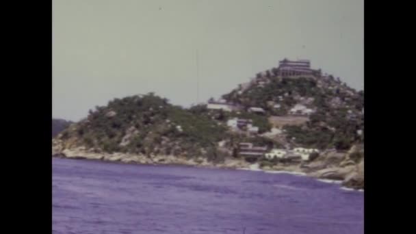 Espiritu Santo Island México Agosto 1974 Costa Paz México Nos — Vídeo de Stock
