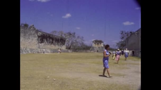 Chichen Itza Mexico Οκτωβριοσ 1978 Θέση Chichen Itza Στη Δεκαετία — Αρχείο Βίντεο
