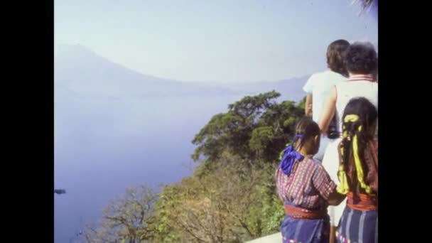 Amatitlan Guatemala Ottobre 1978 Poveri Bambini Gatemalesi Negli Anni — Video Stock