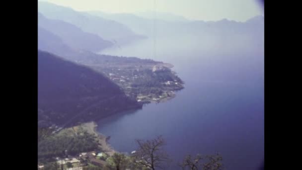 1978年10月24日 瓜泰罗尼亚 阿马蒂特兰 70年代的阿马蒂特兰湖景 — 图库视频影像