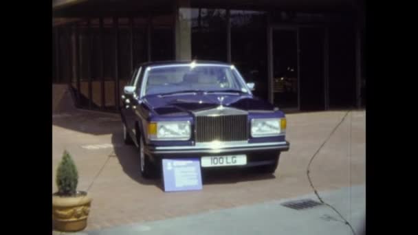 London United Kingdom May 1987 Historic Car Exposition — ストック動画